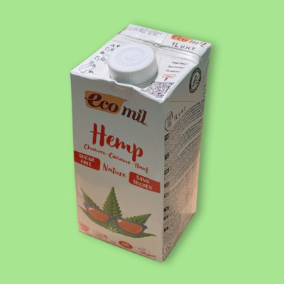 Молоко коноплянное, 1 л, Ecomil